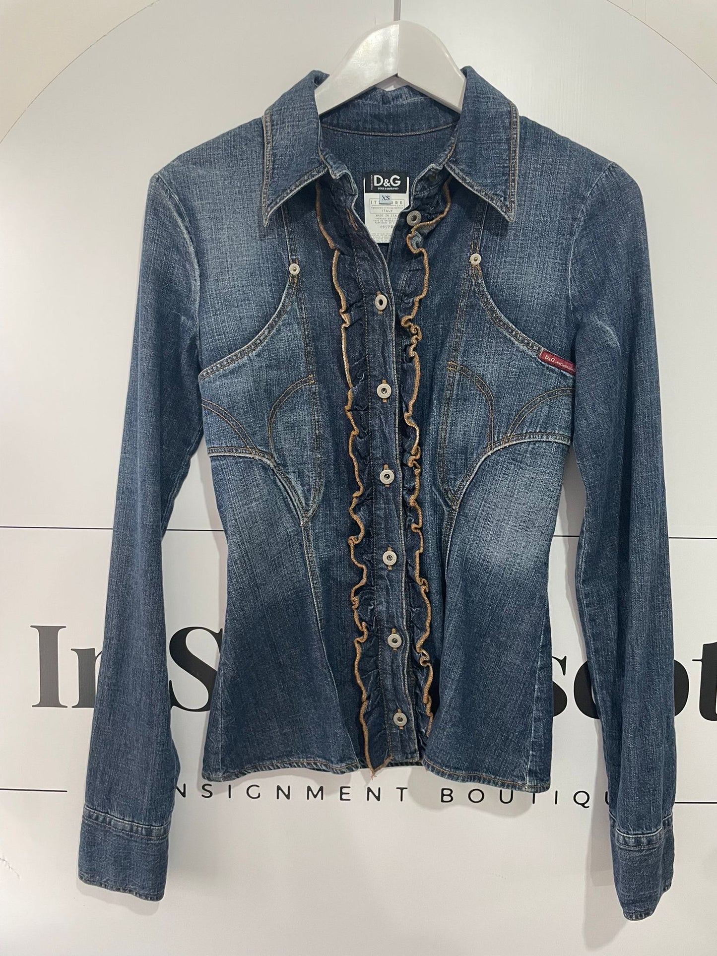 Blue D&G Denim Jacket, XXS