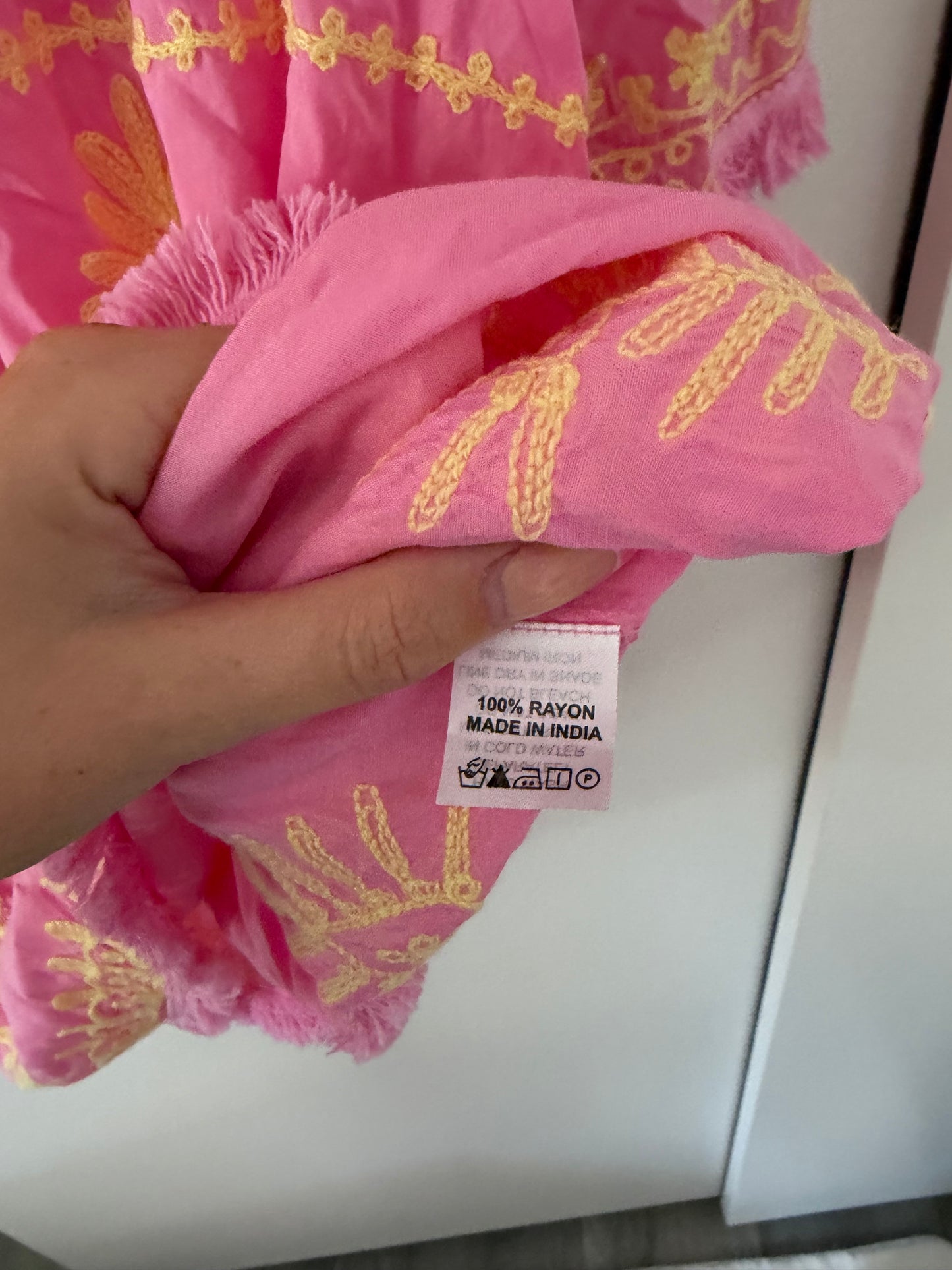 Pre-Loved Pink Pranella Cover up dress, XL