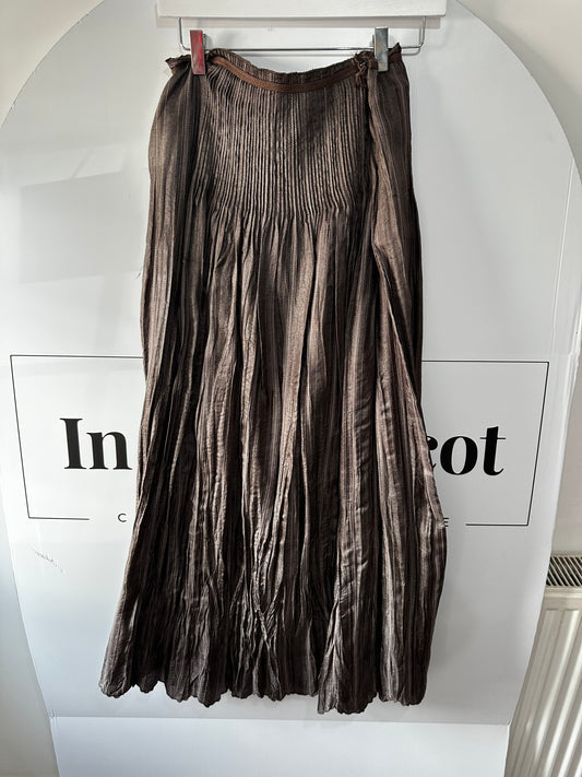 Chine Maxi Skirt, Size Large