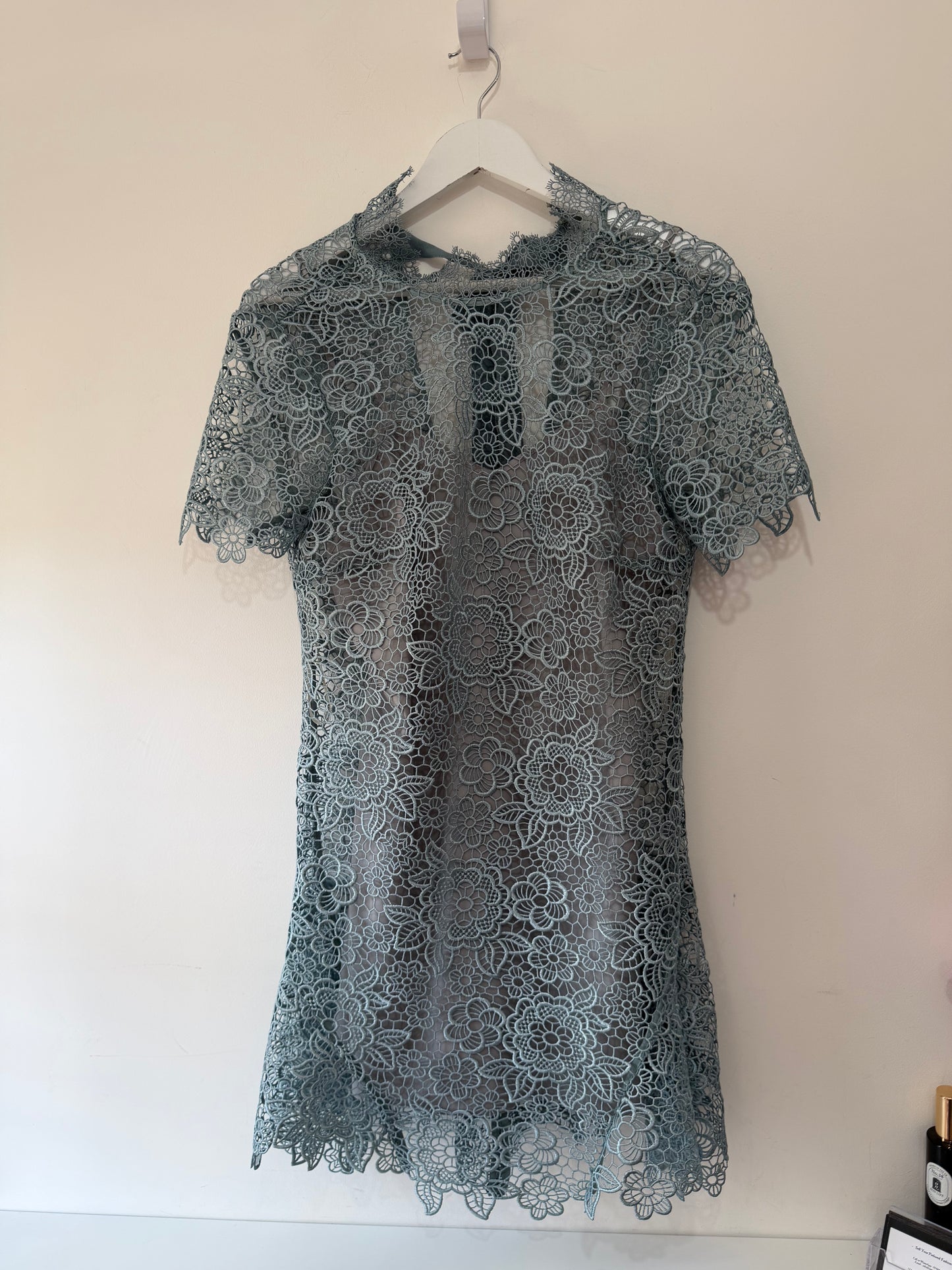 Preloved, Blue Self-Portrait Dress, UK 10