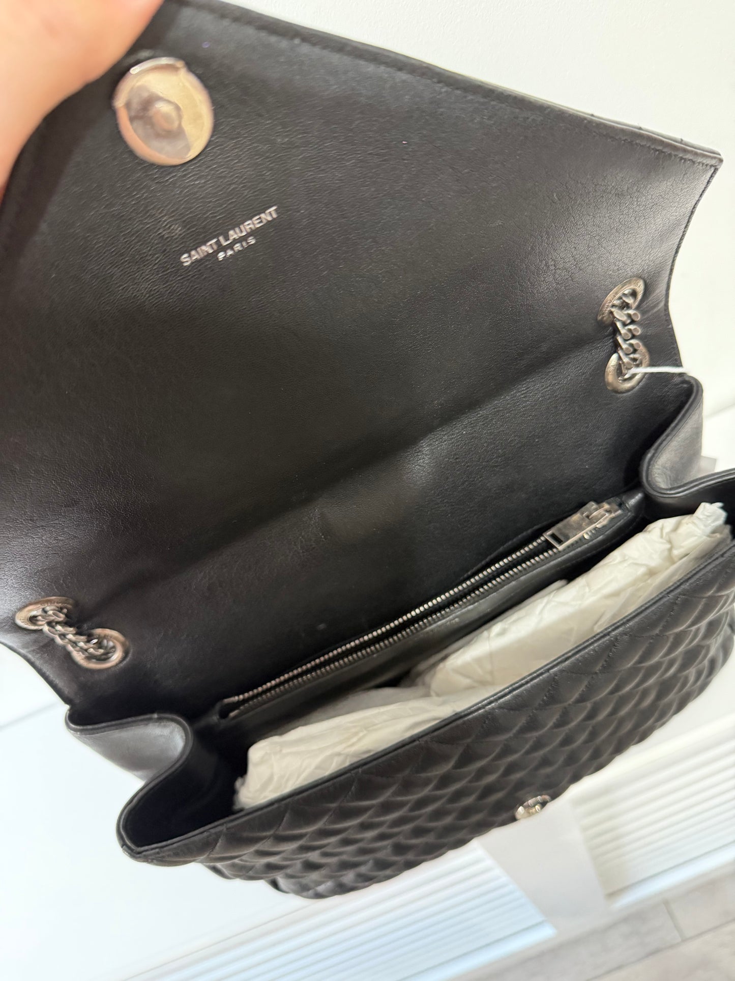 Pre-owned Black Saint Laurent YSL Envelope bag shoulder/crossbody