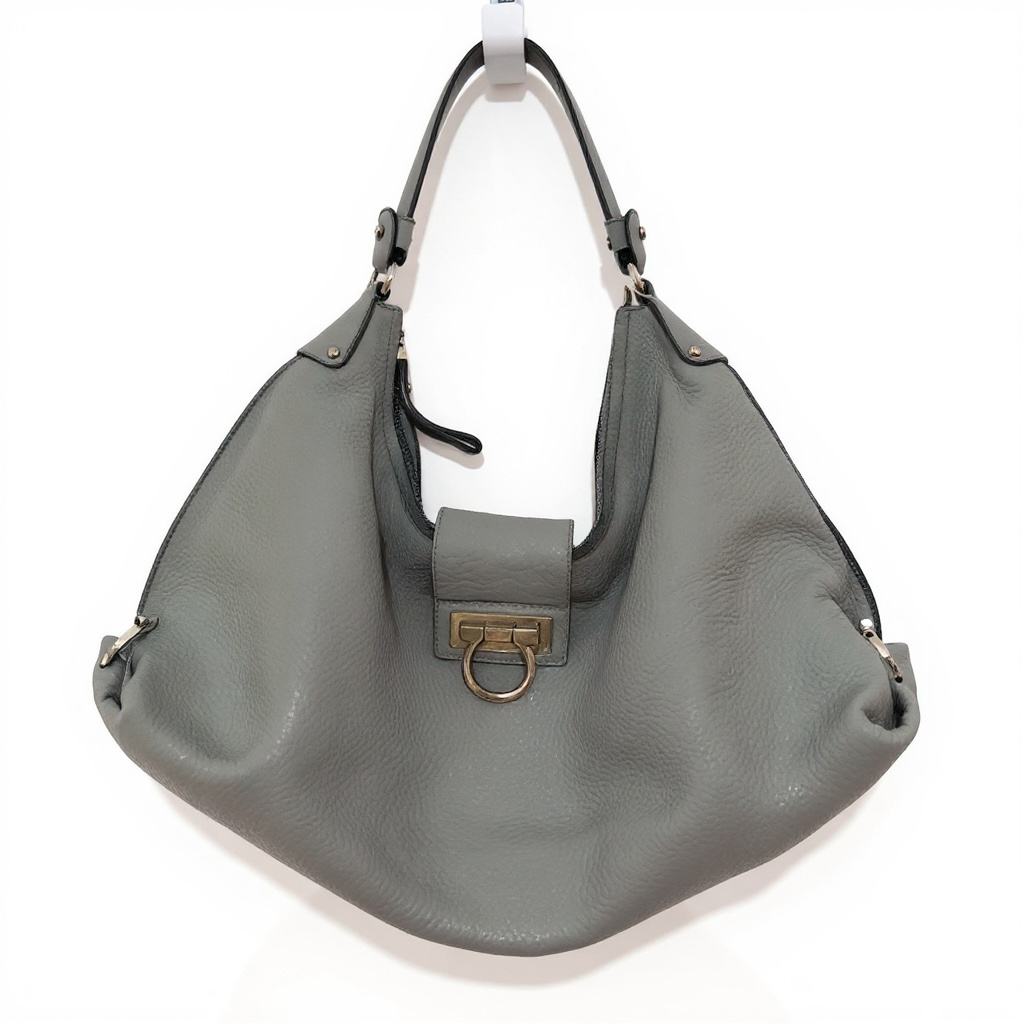 Preloved, Grey Salvatore Ferragamo Handbag