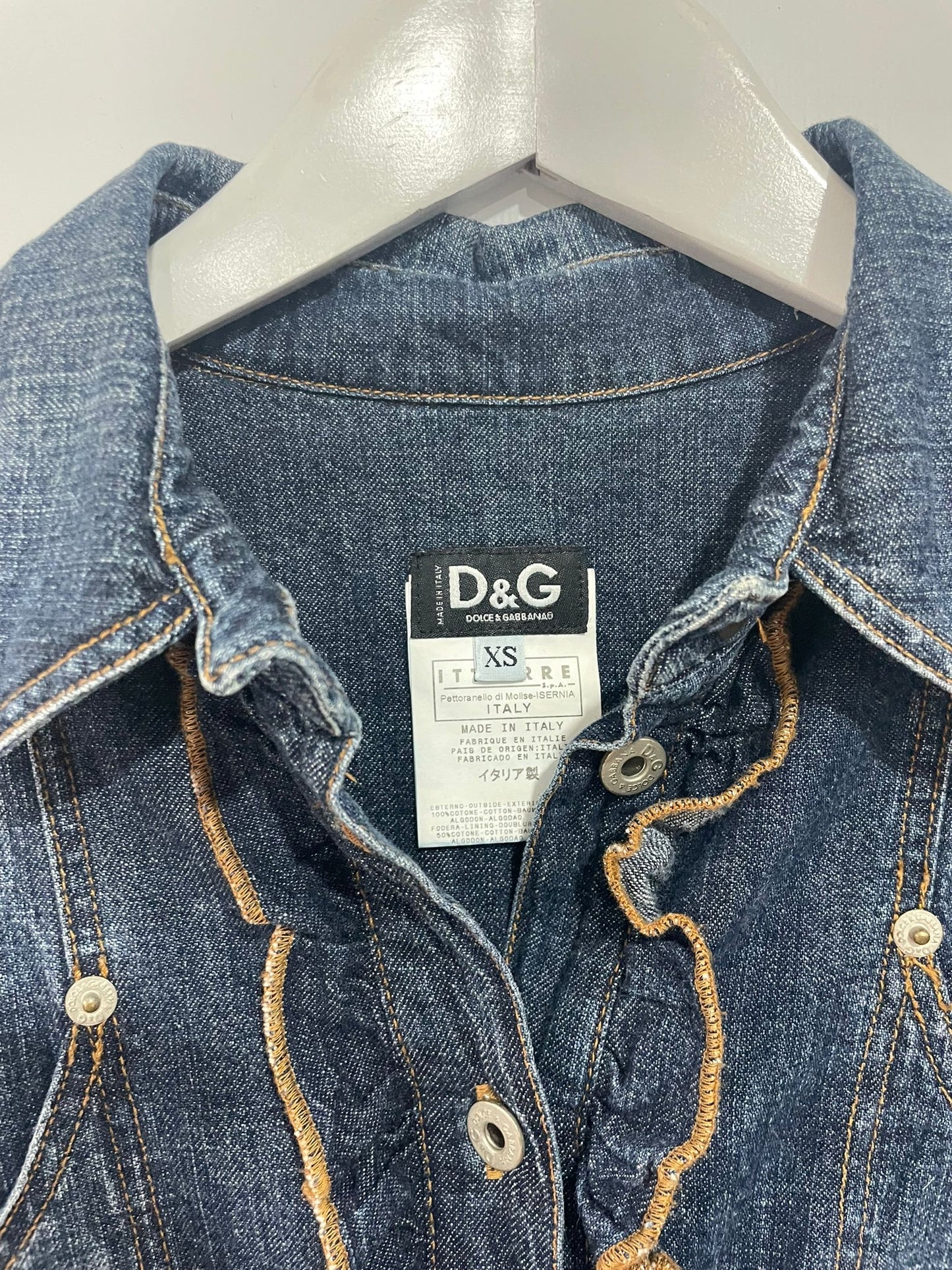 Blue D&G Denim Jacket, XXS