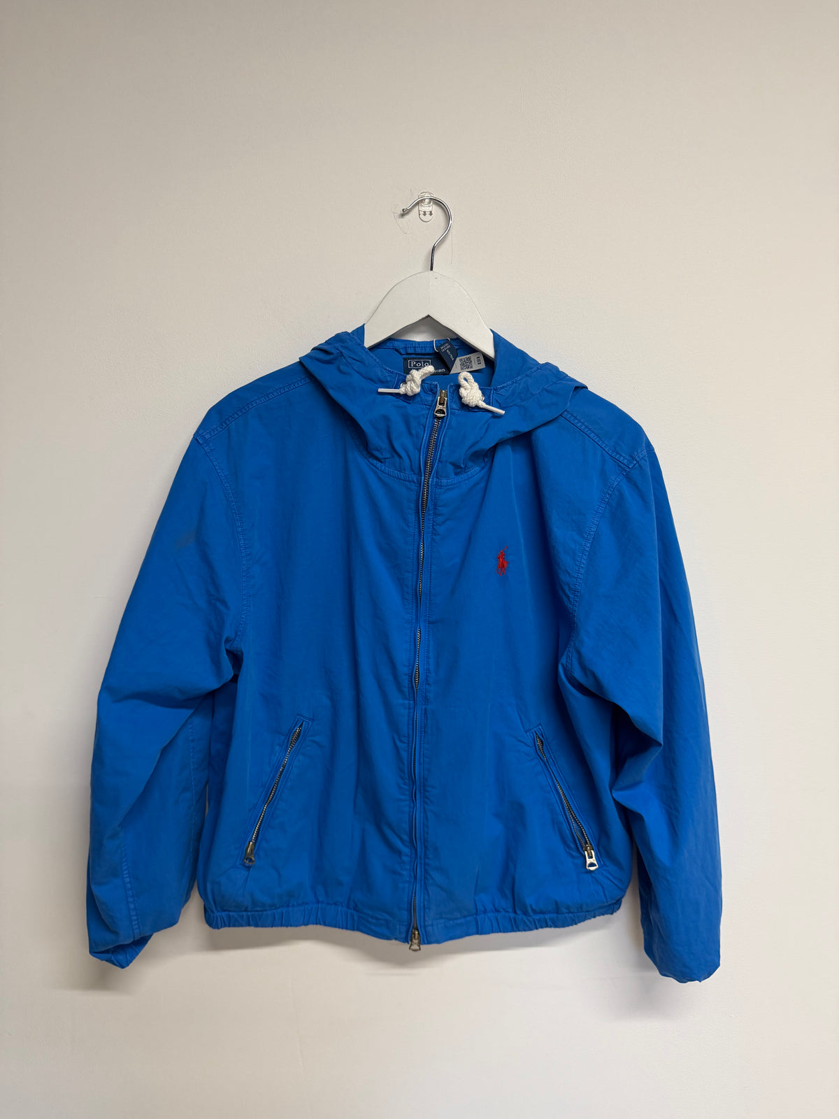 Preloved Polo Ralph Lauren Windbreaker Size Medium Blue