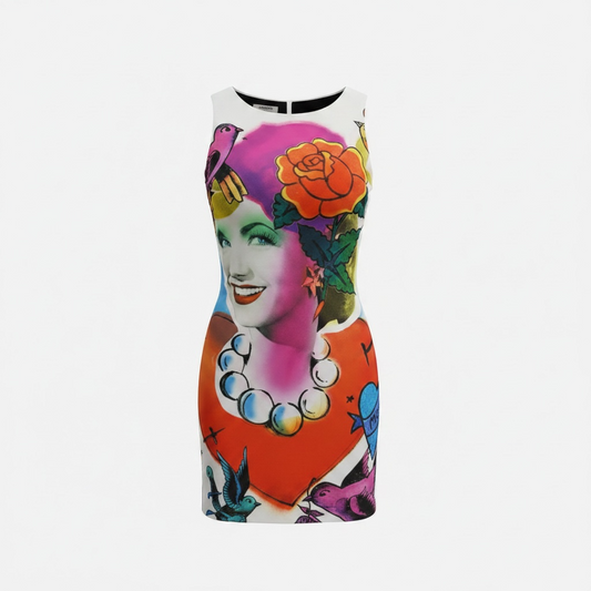 Preloved, Pattern Moschino Dress, Size 10