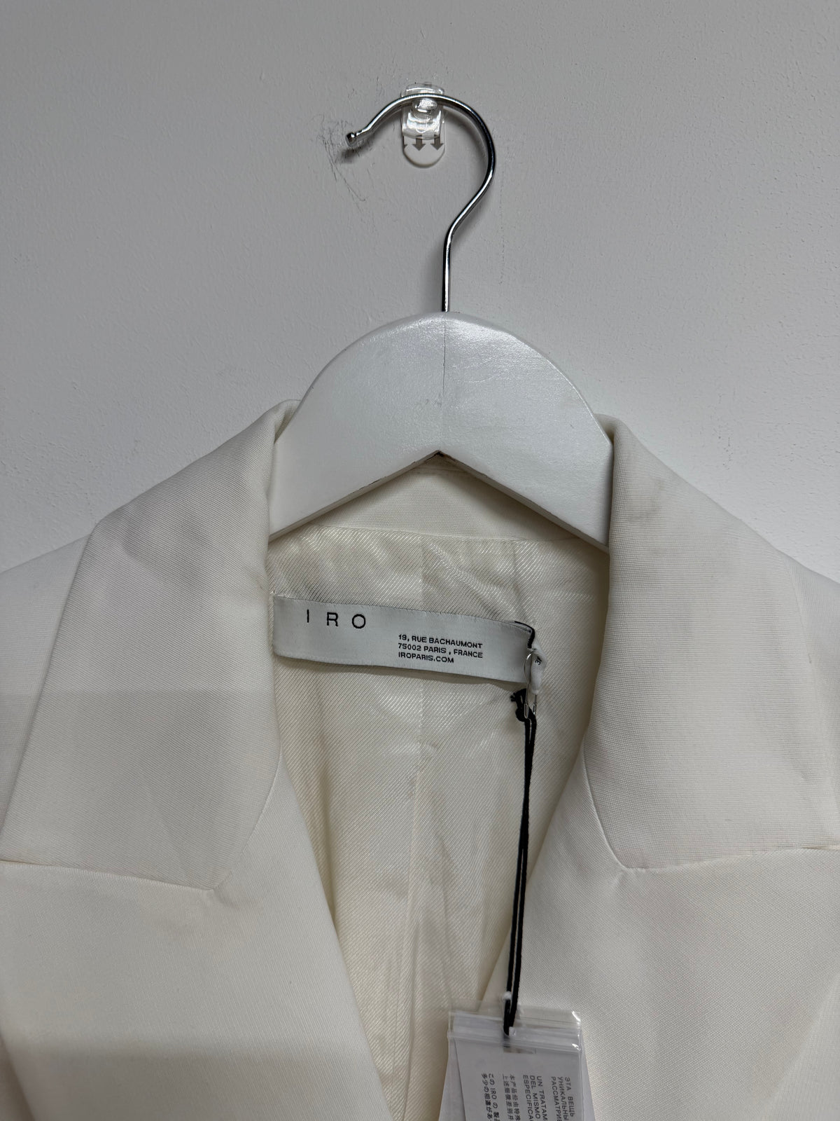 Preloved Brand New IRO Blazer Size 10 - Oversized White