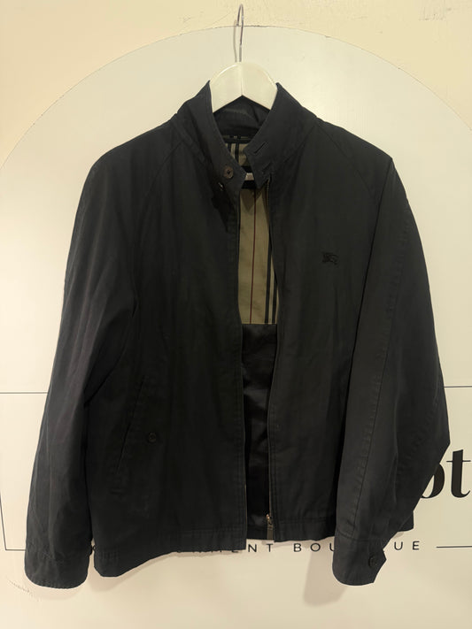 Black Burberry Jacket, Size M