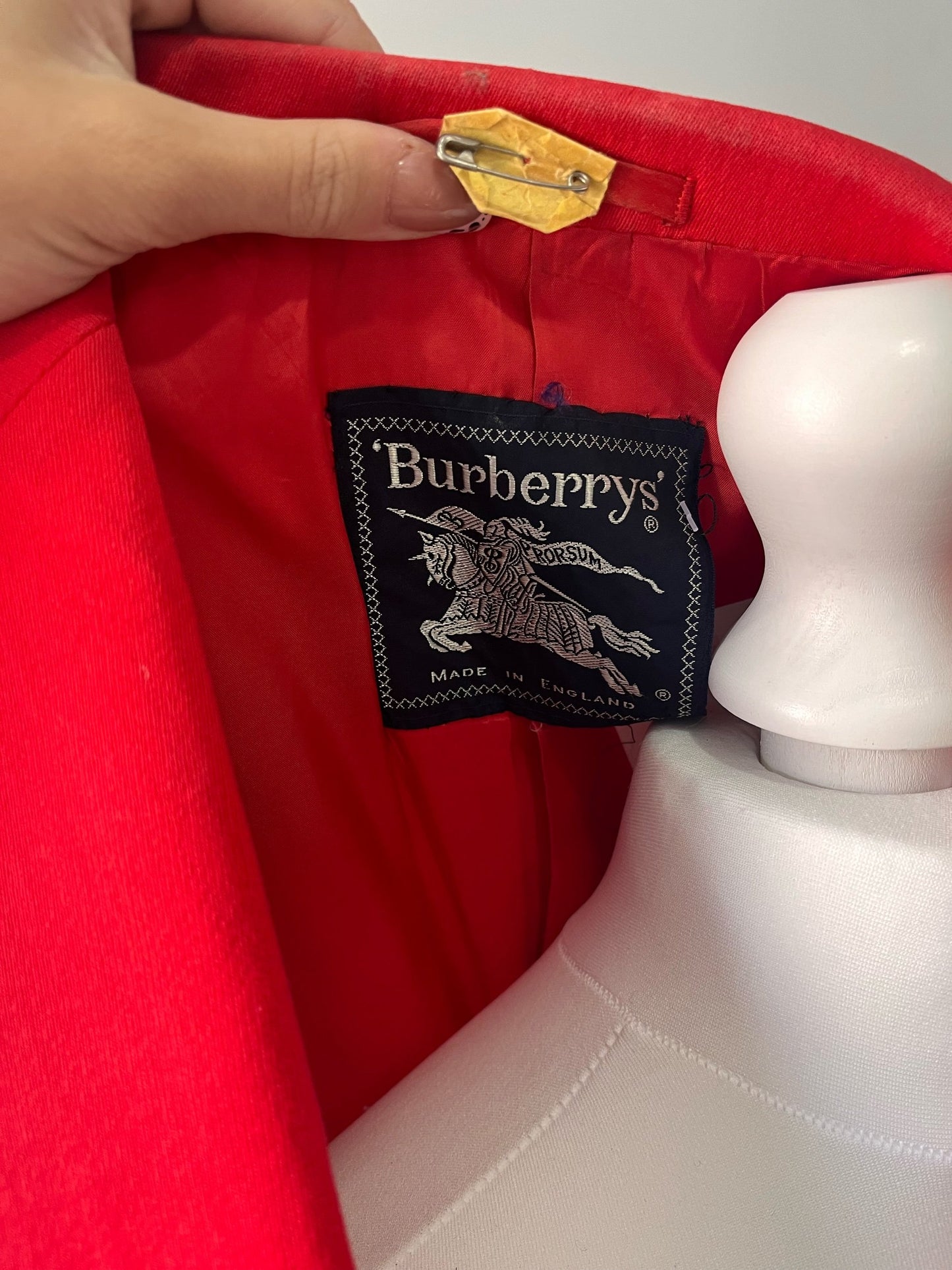 Burberry Red Blazer - M