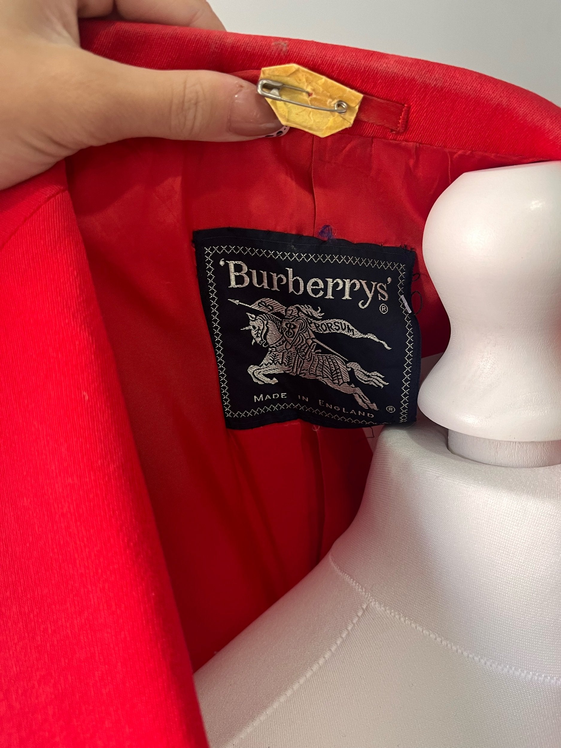 Burberry Red Blazer - M