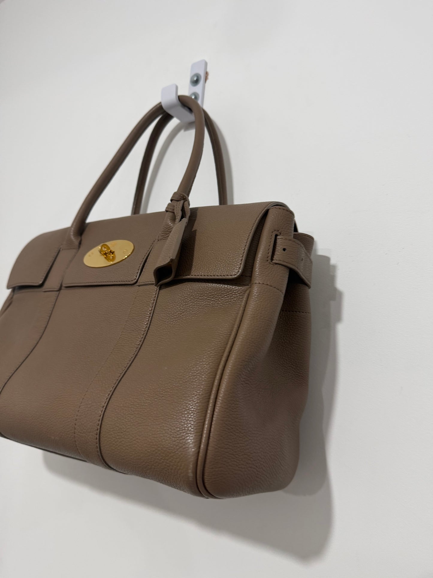 Pre Owned Taupe Mulberry Bayswater