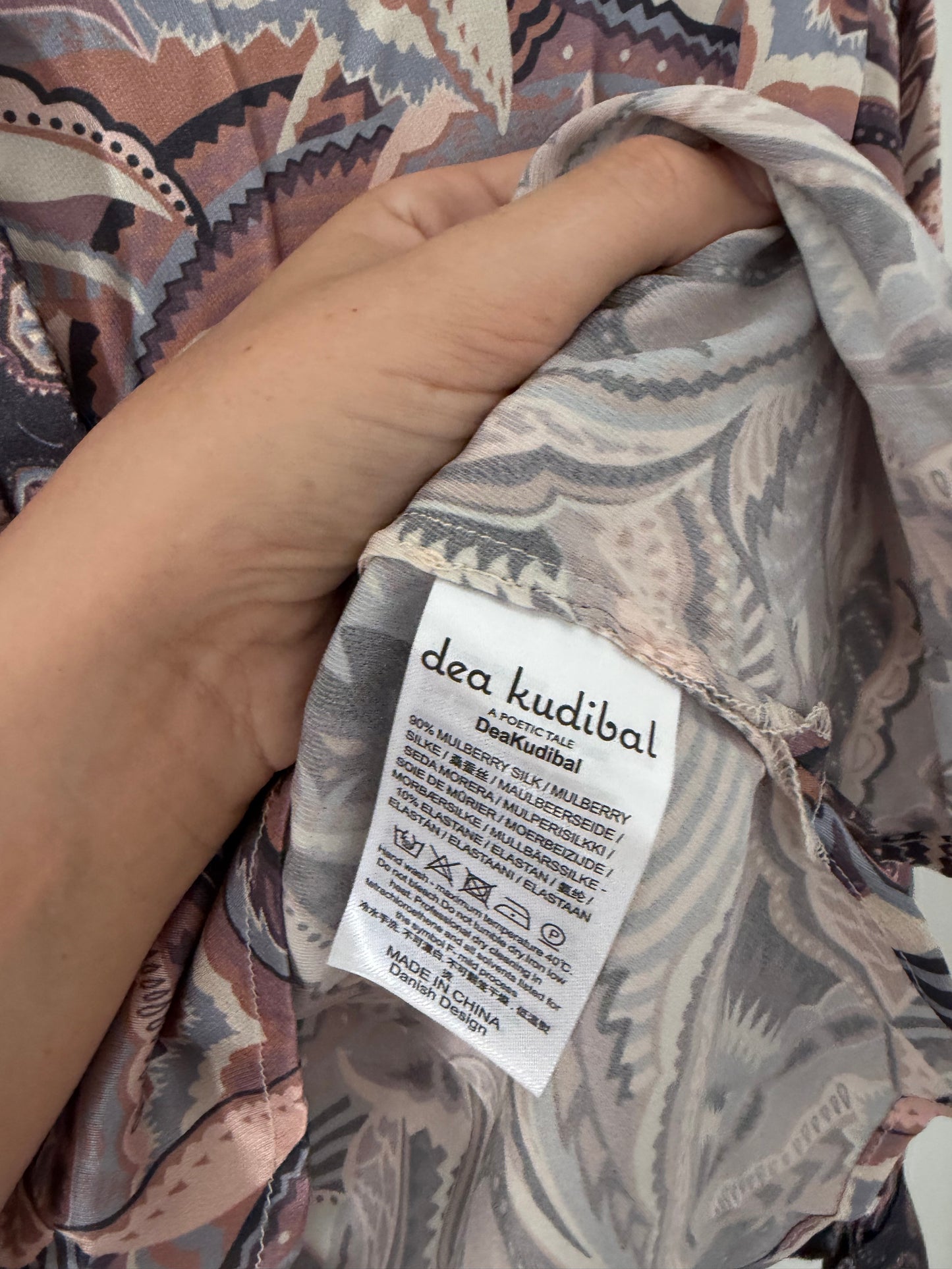 Pre-loved Multi Pattern Dea Kudibal Blouse, XL