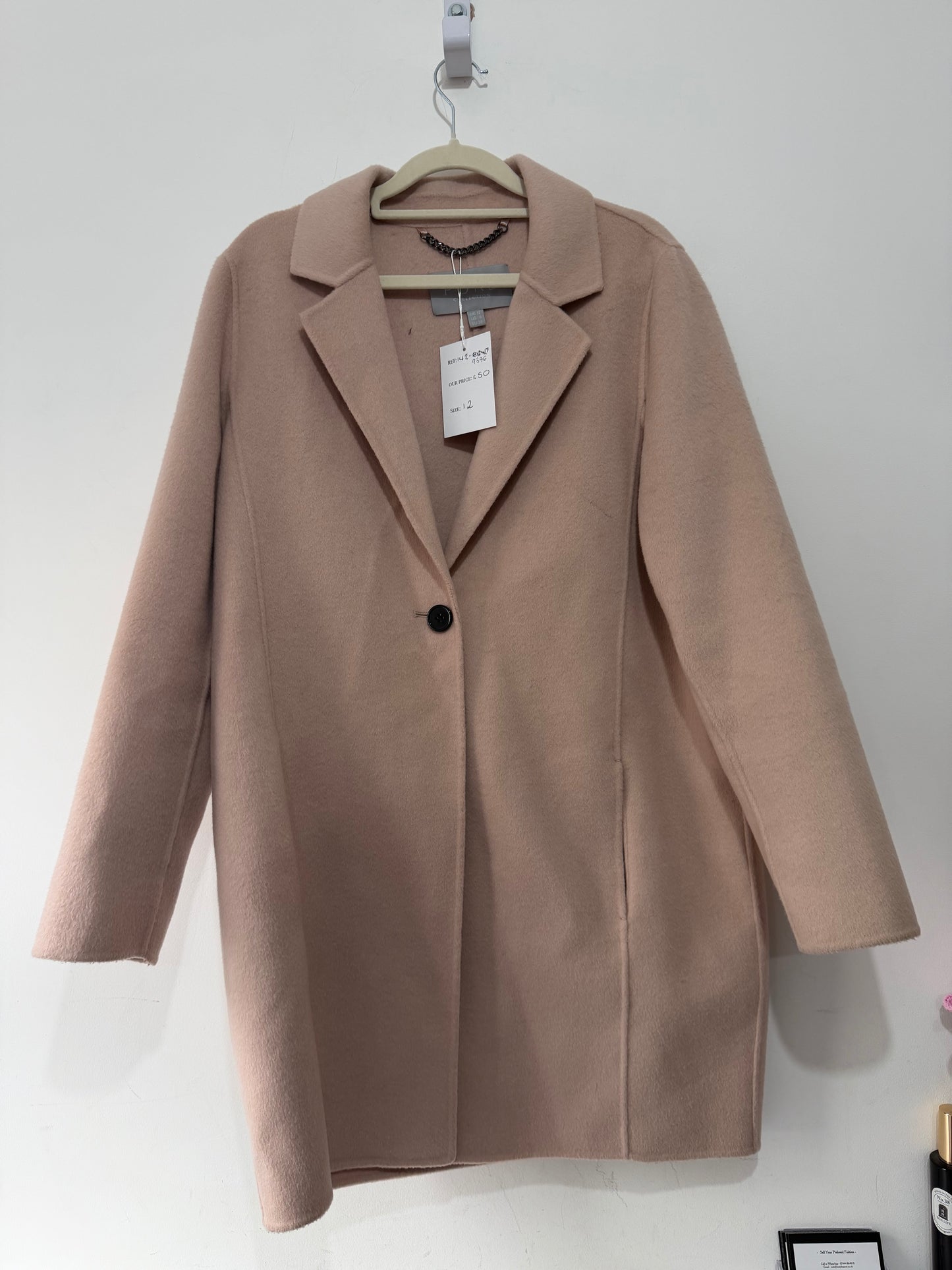 Preloved Pure Jacket Size 12 Pink