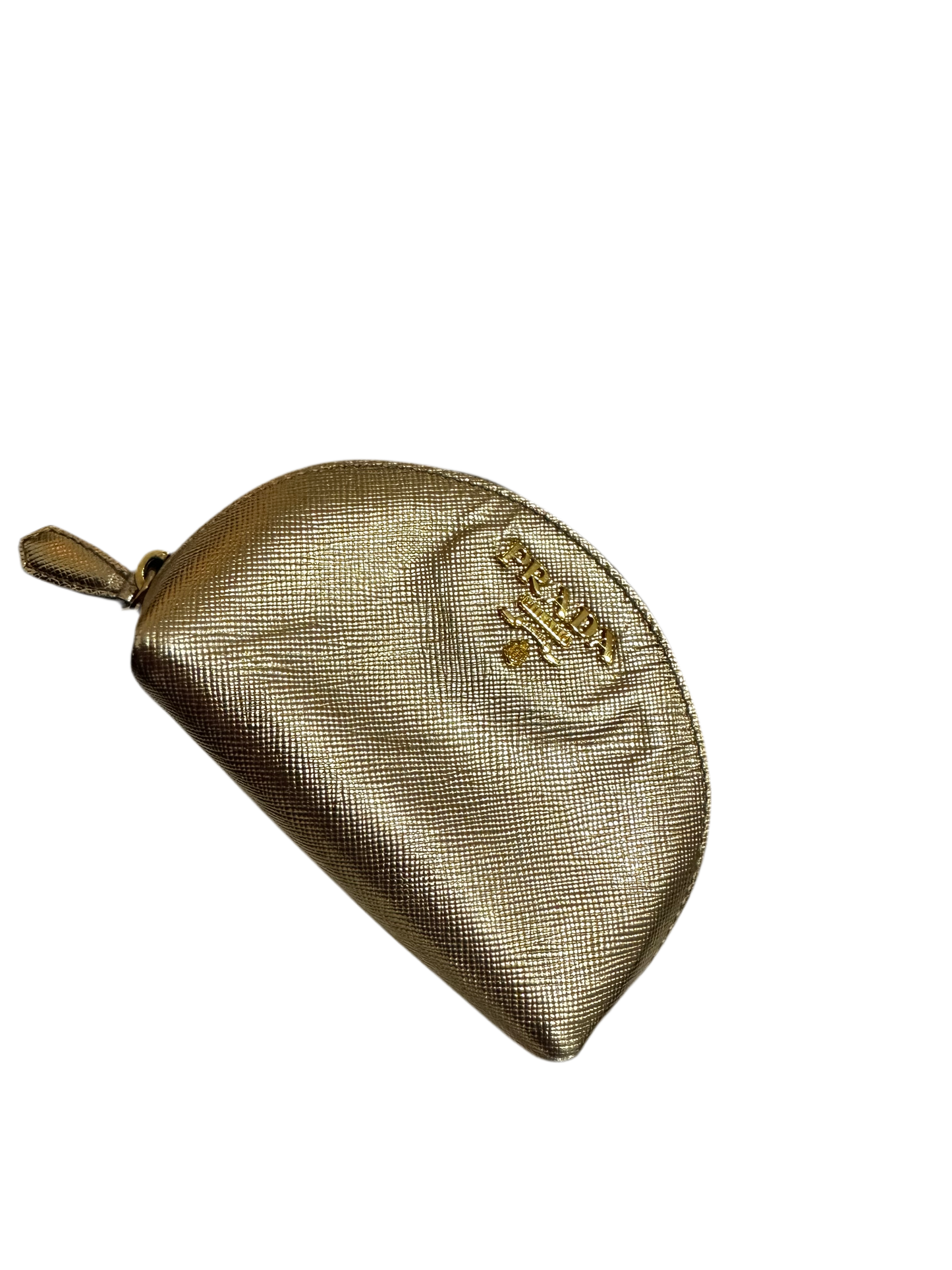 Gold Prada Pouch