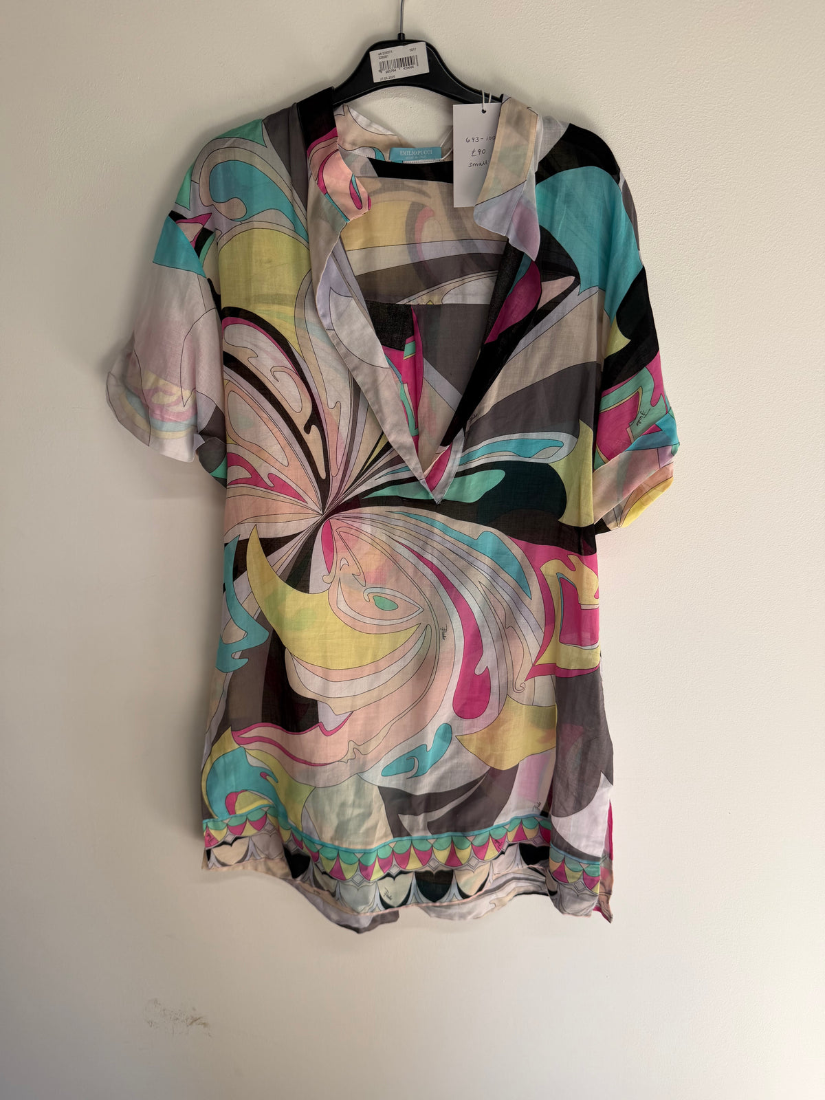 Preloved Emilio Pucci Tunic Size Small Patterned