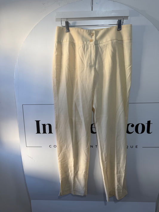 Cream Beige Dolce & Gabbana Trousers, Size 44 IT