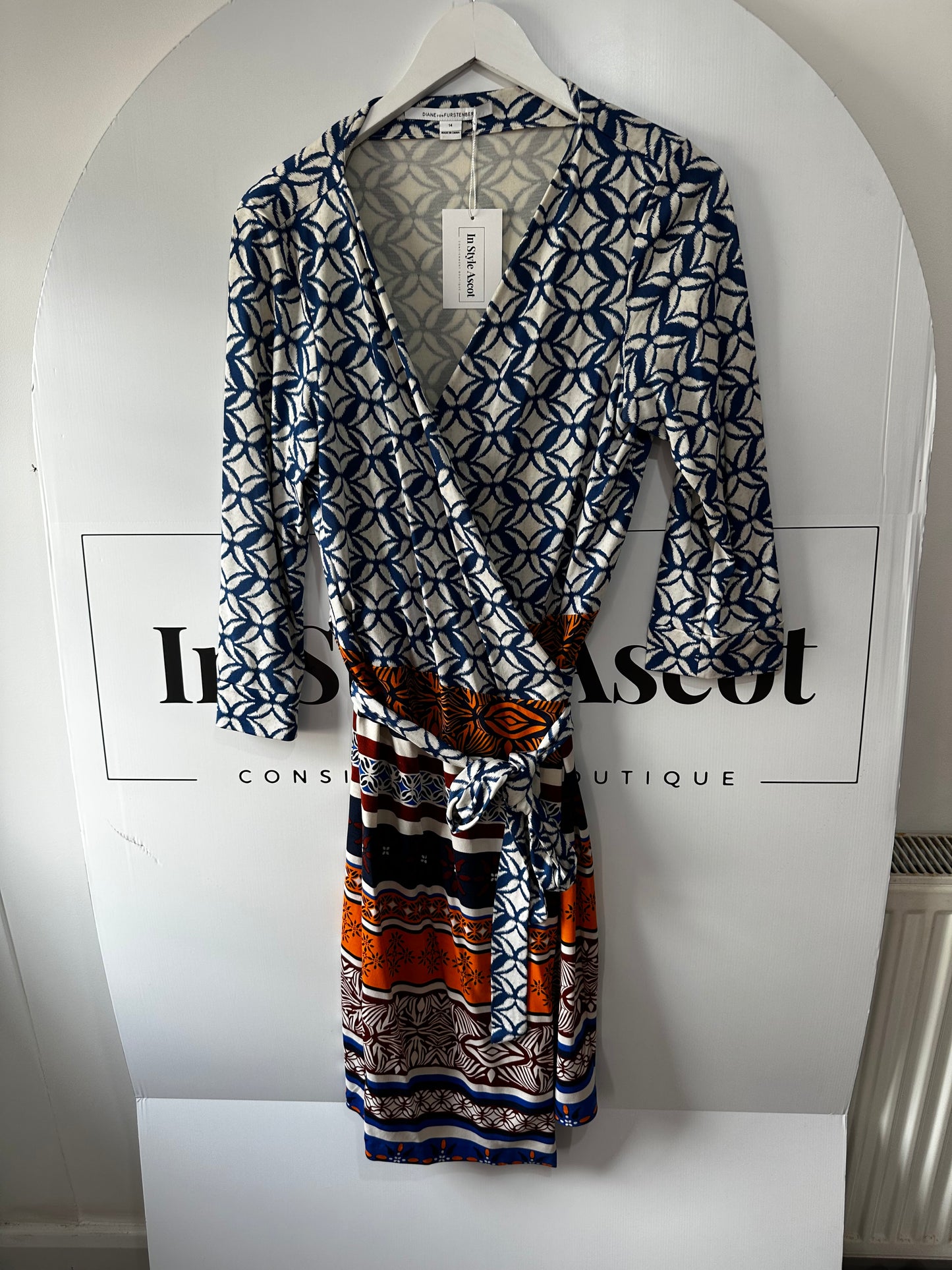 Multi DVF Dress, XL