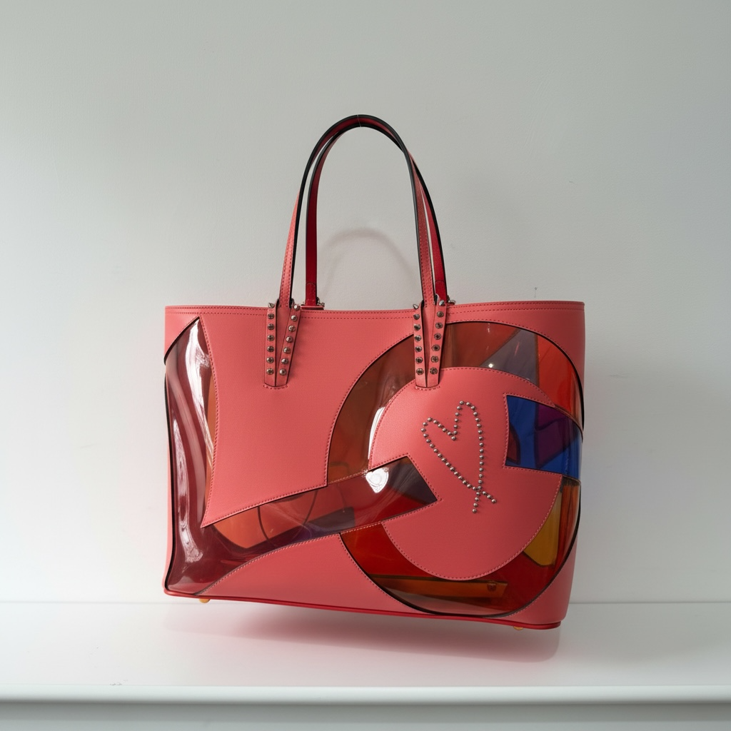 Preloved, Pink Christian Louboutin  Tote Bag