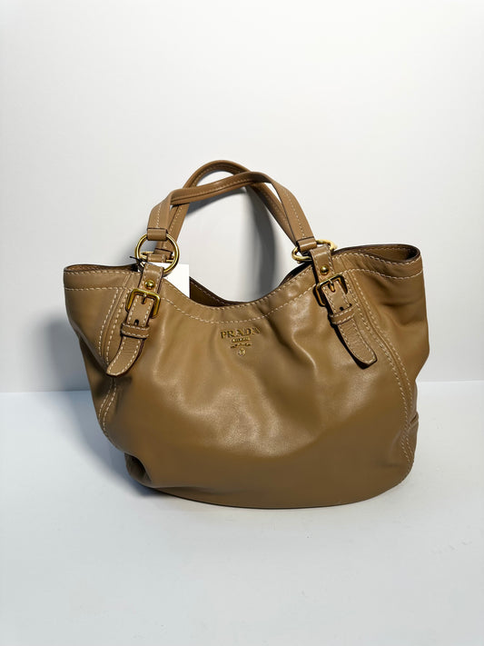 Beige Prada Handbag