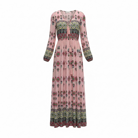 Pre-owned, NEW, Pink SISTER Dress, Size S BOHO