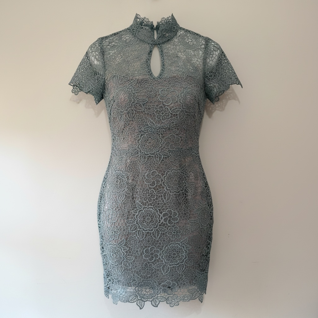 Preloved, Blue Self-Portrait Dress, UK 10