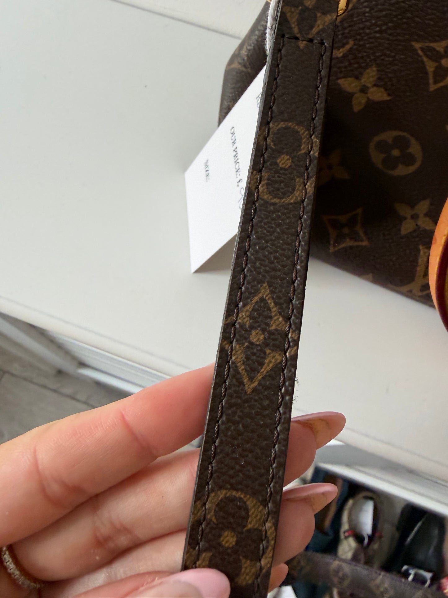 Preloved Louis Vuitton Pallas Handbag BB Monogram