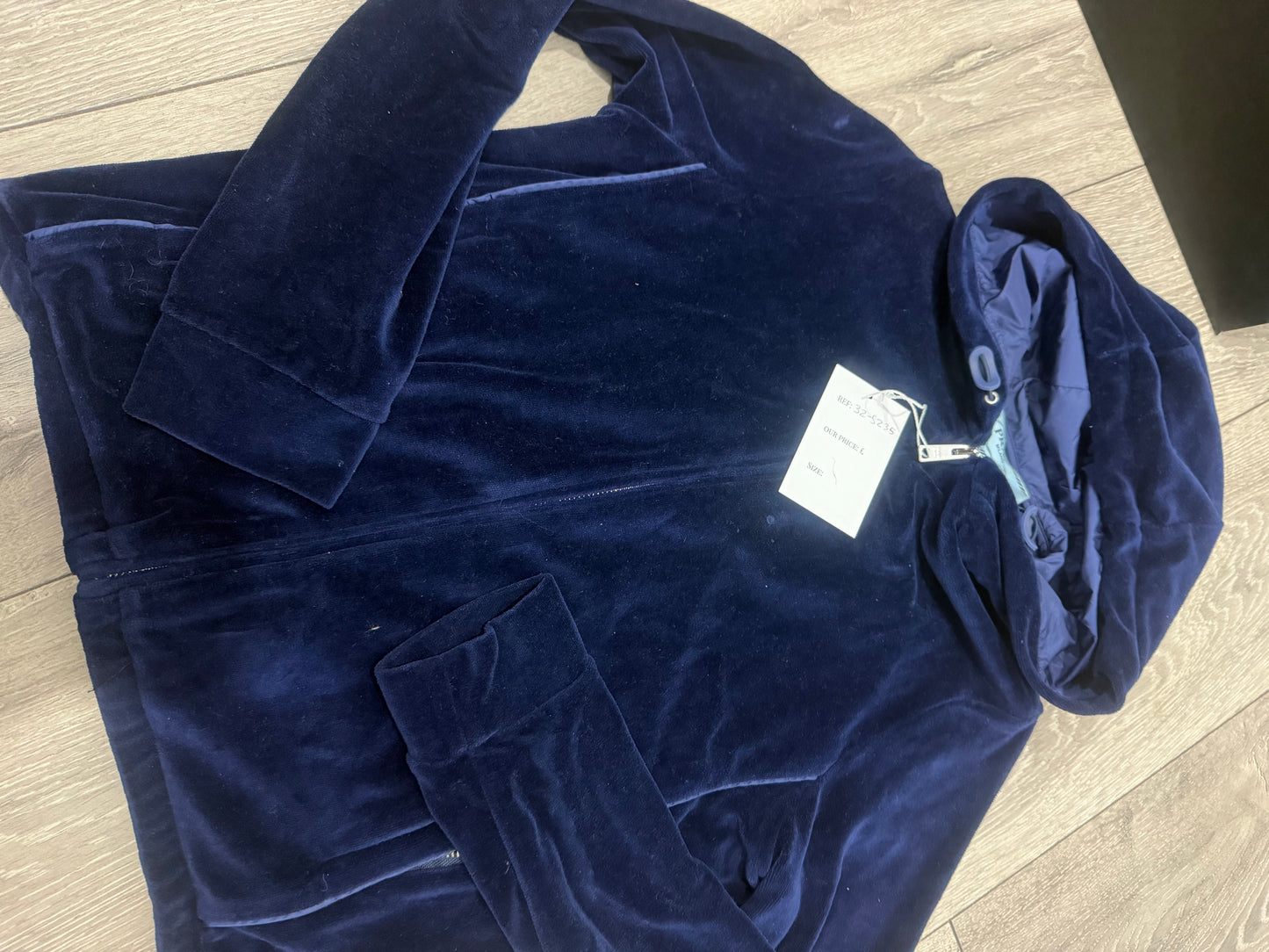 Navy Prada Co-Ord, S