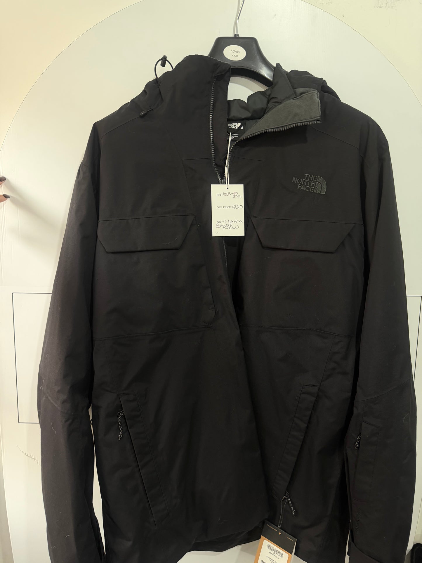 Black The North Face Men’s Coat, Brand New XL