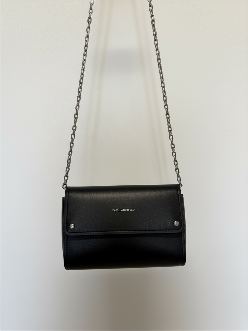 Preloved Karl Lagerfield Handbag Black