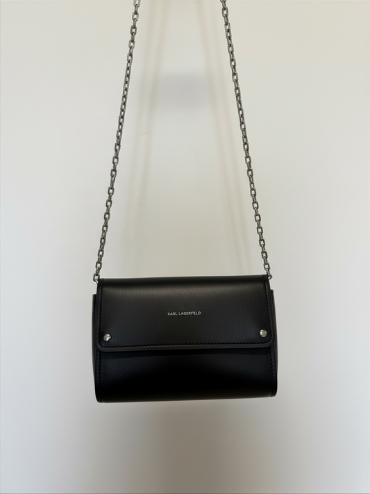 Preloved Karl Lagerfield Handbag Black