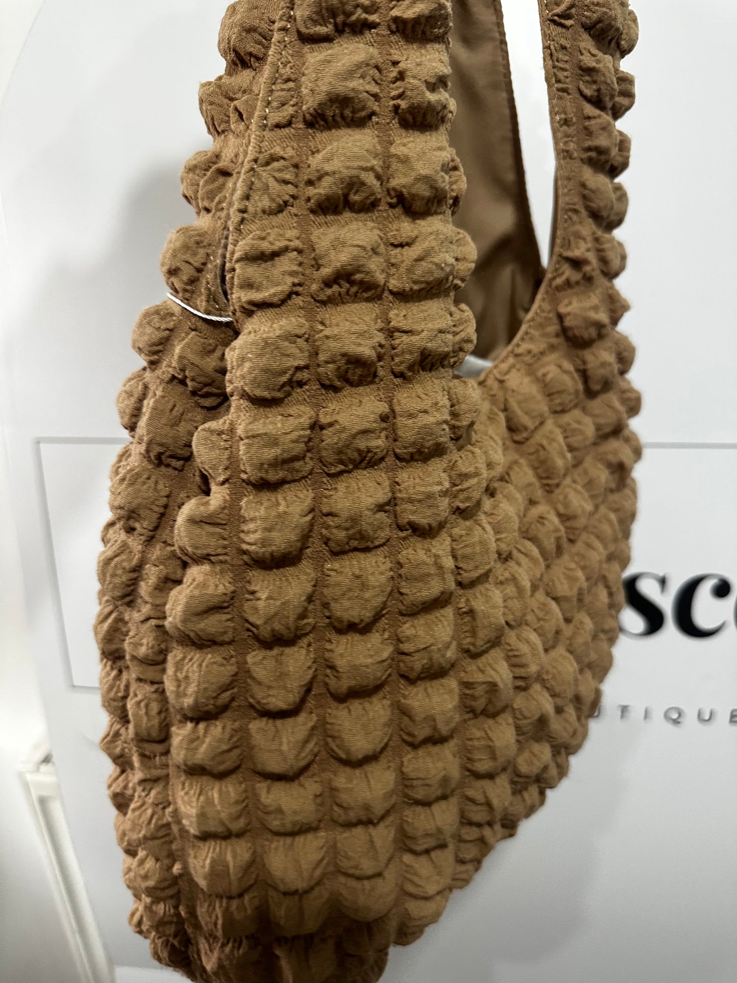 Beige Saint + Sofia Soho Shoulder Tote Bag - Beige