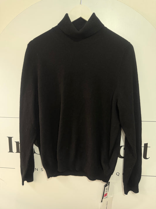 Large Autograph Roll Neck, Black