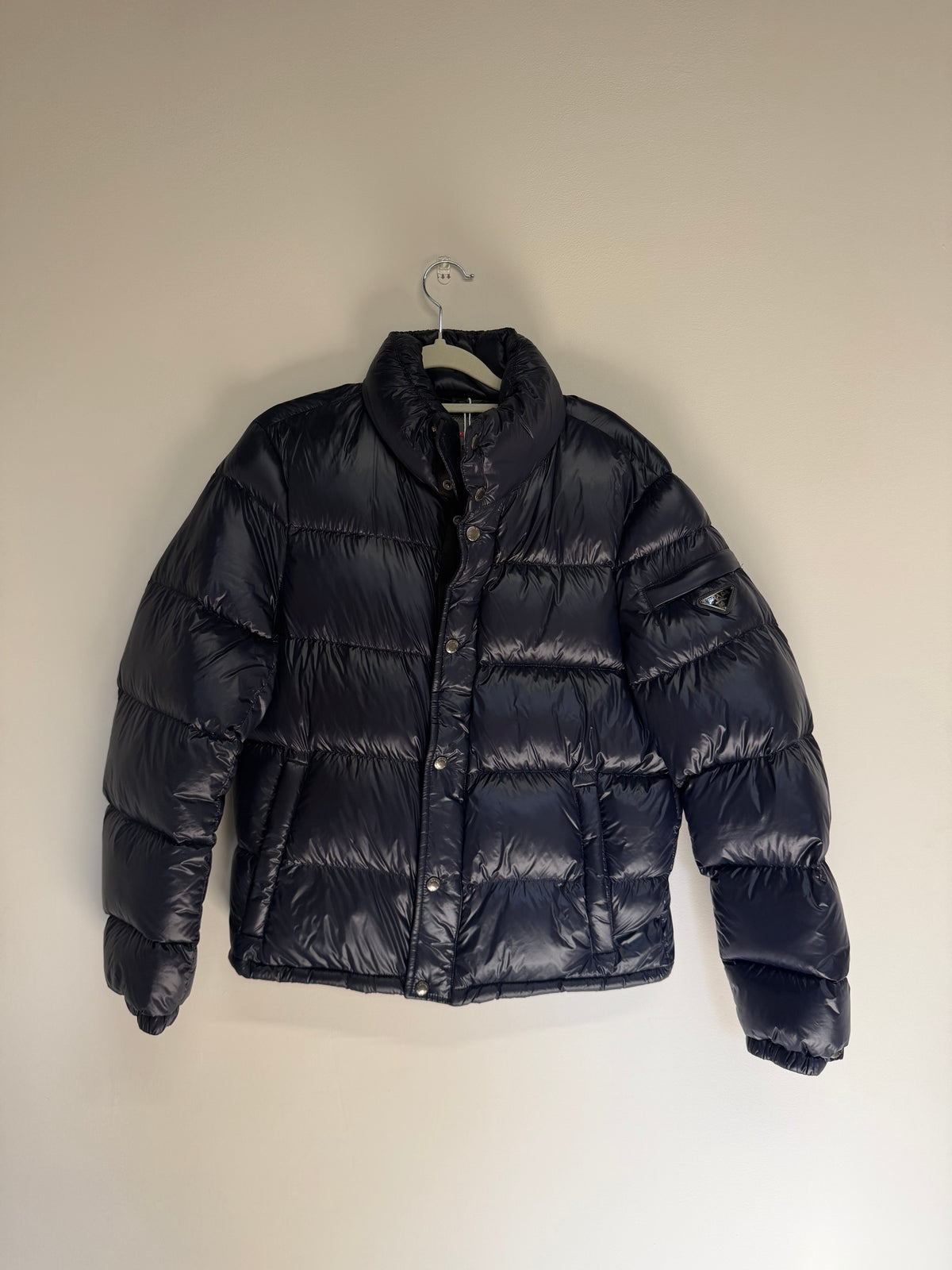Preloved Prada Coat Size Small Navy