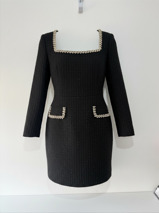 Preloved BRAND NEW Nadine Merabi Dress Size XXL UK 18 Black