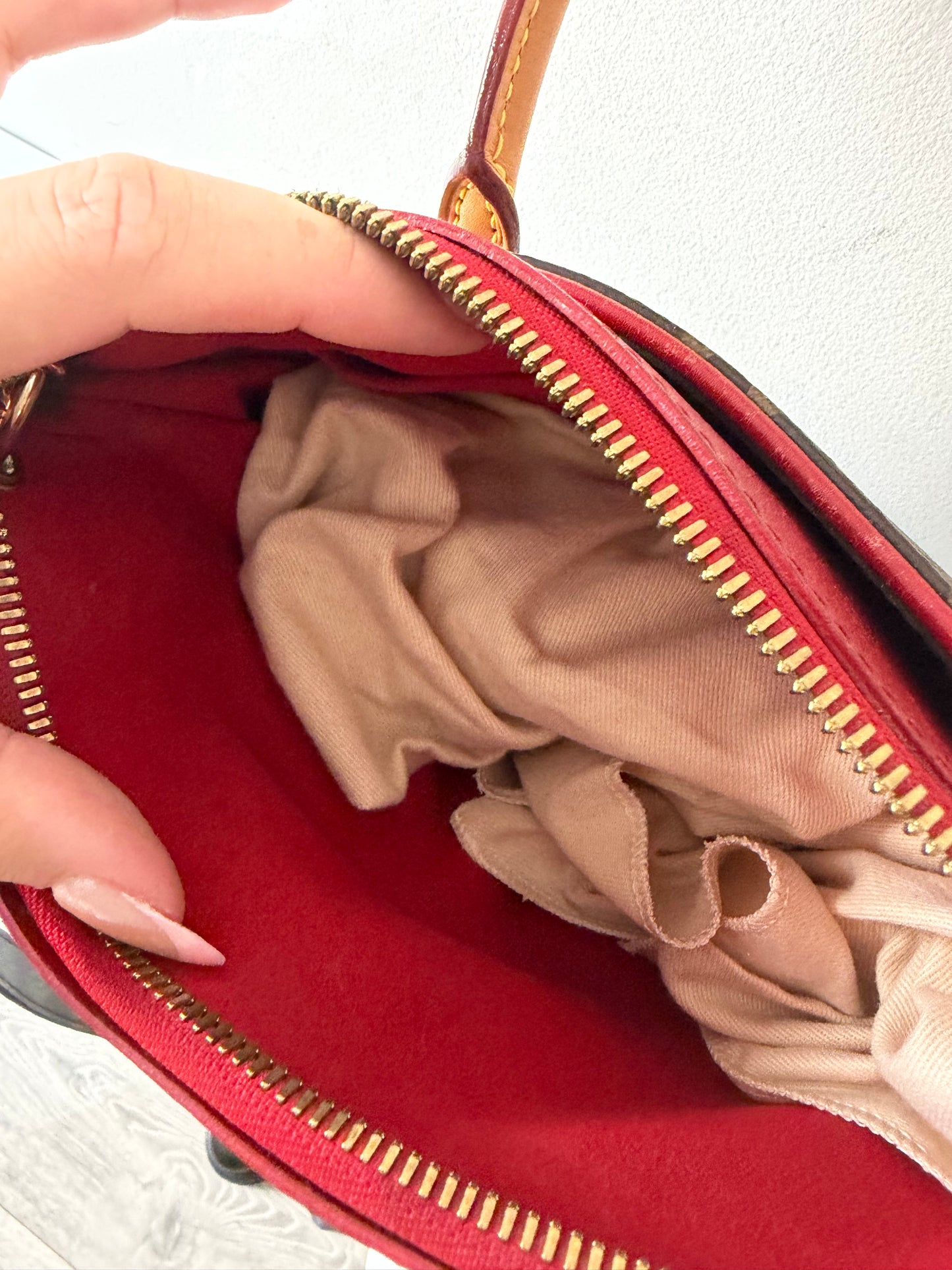 Preloved Louis Vuitton Pallas Handbag BB Monogram