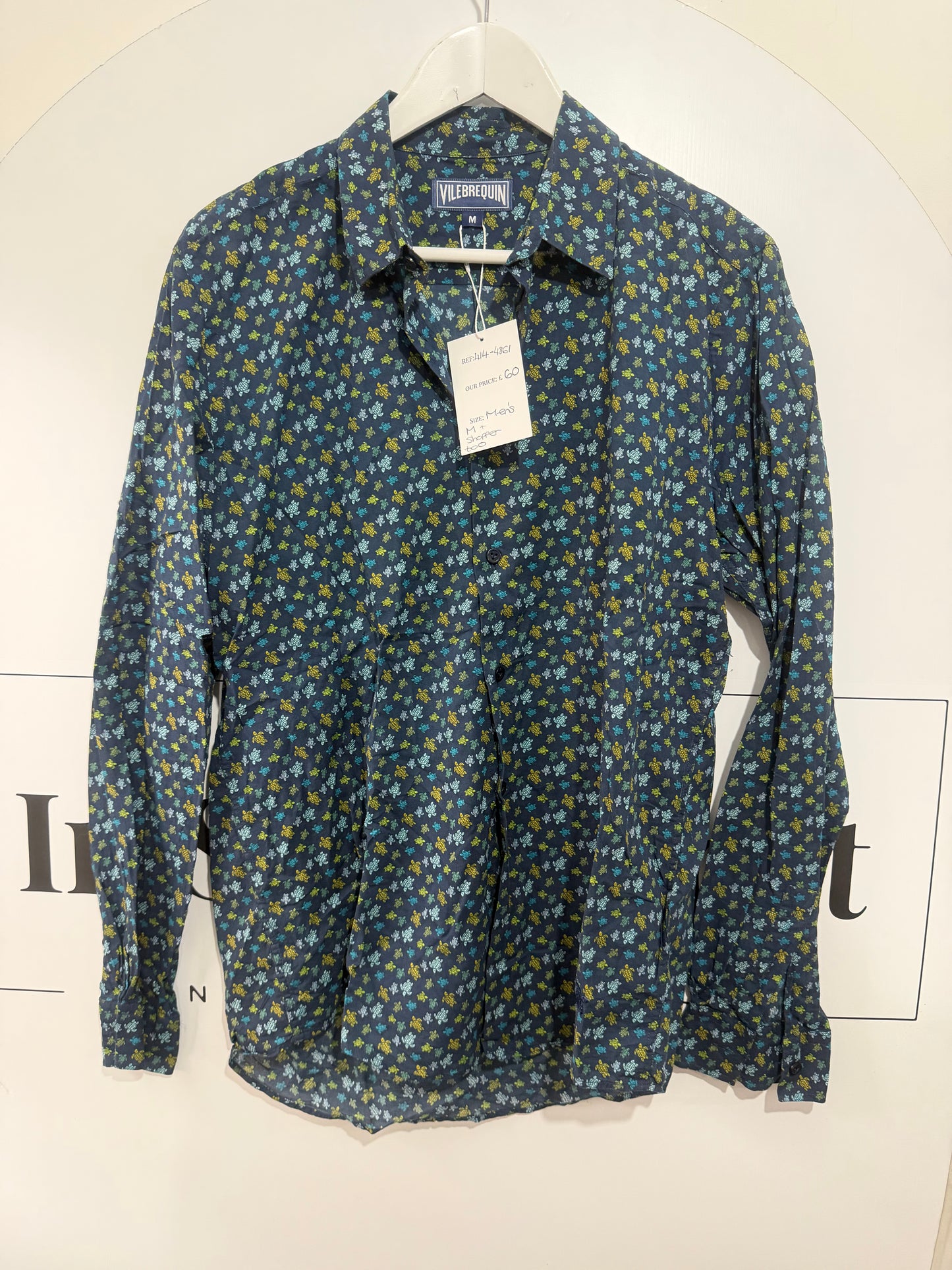 Pattern Vilebrequin Men’s Shirt, Size M