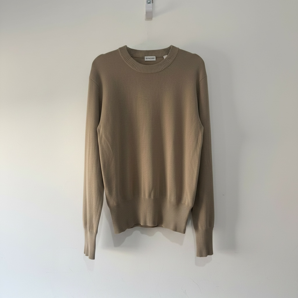 Preloved, Brown Burberry Knitted Jumper, Small
