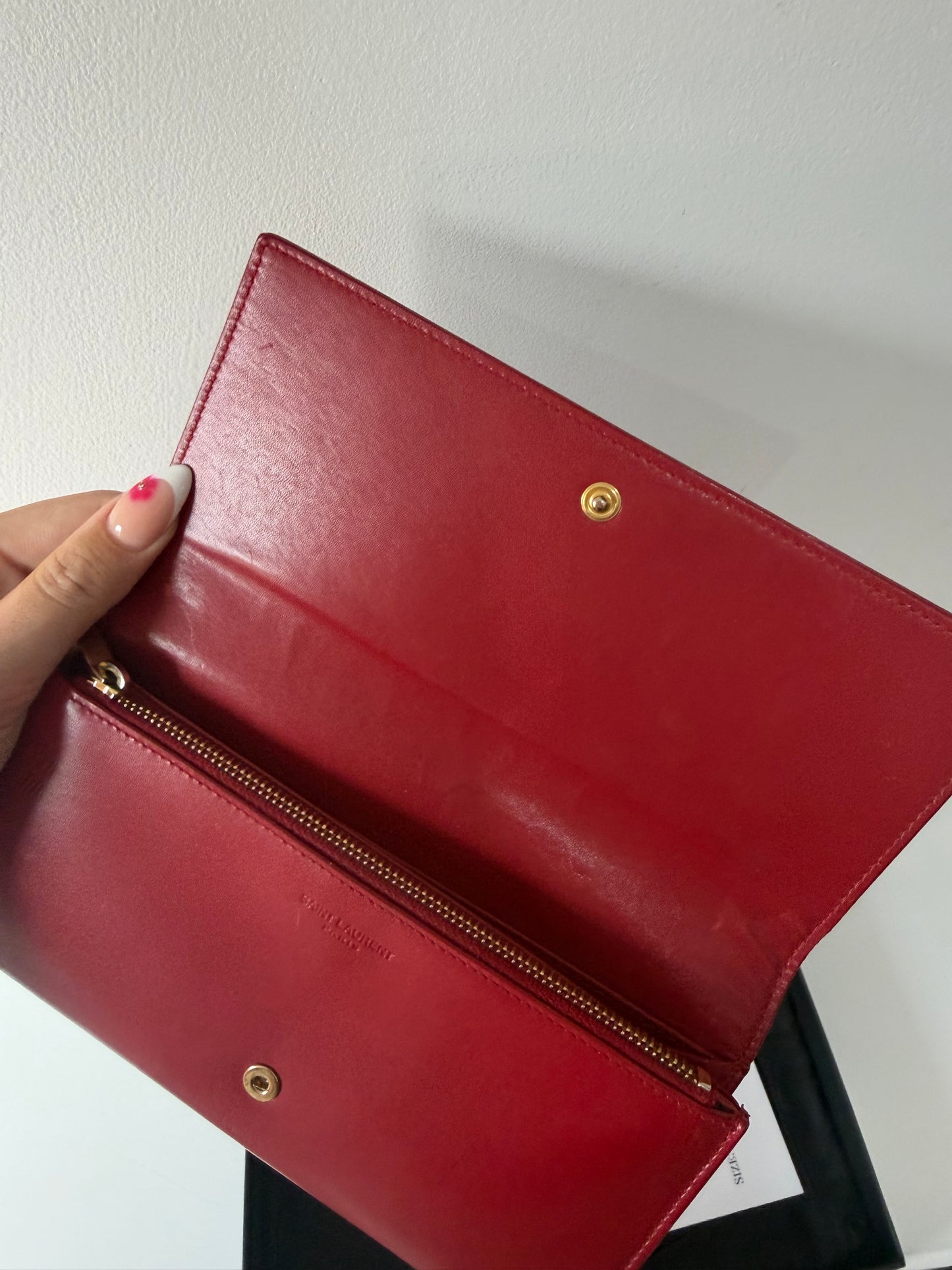 Preloved, Red Saint Laurent Clutch