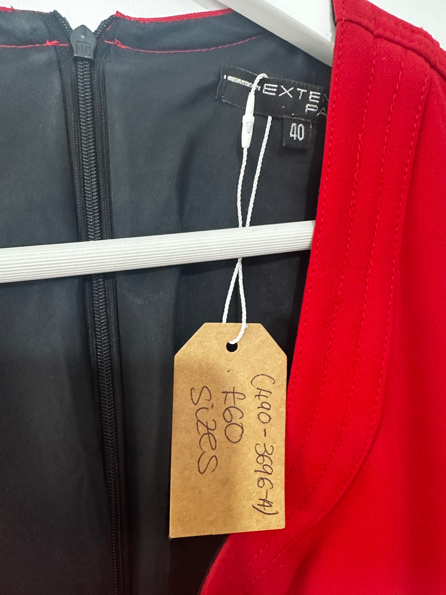 Red Extenzo Paris Dress, Size S