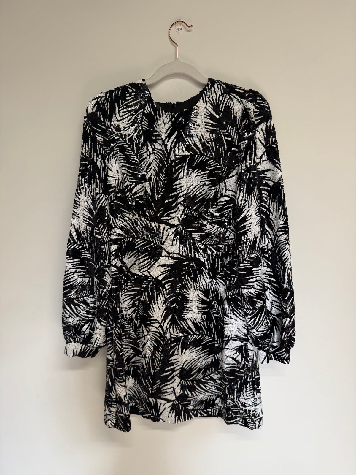 Preloved Michael Kors Dress Size 6 Black and White, BNWT