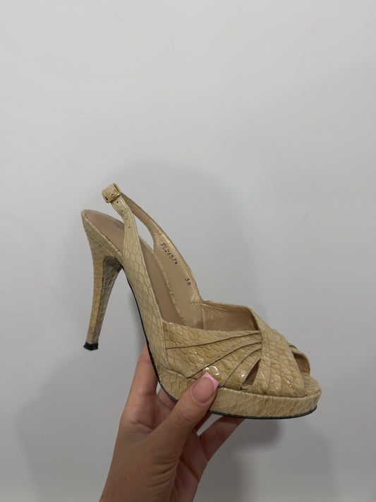 Snake Stuart Wietzman Heels, Size 38 - UK 5