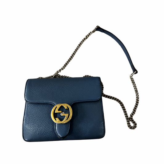 Blue Gucci Handbag, Small