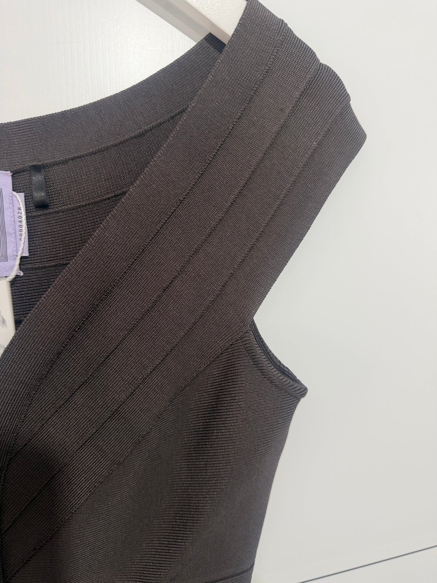 Grey Brown Herve Ledger Dress, Size S