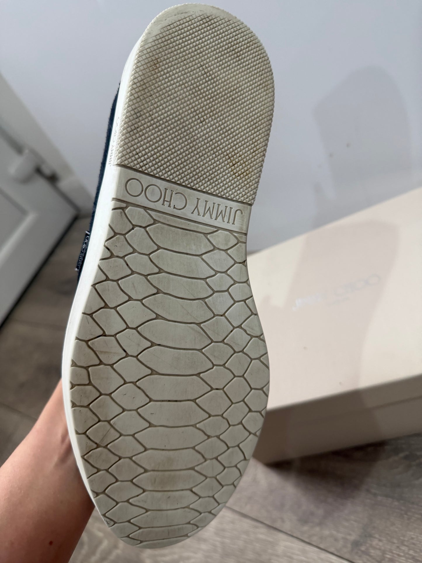 Velvet Jimmy Choo Sneakers