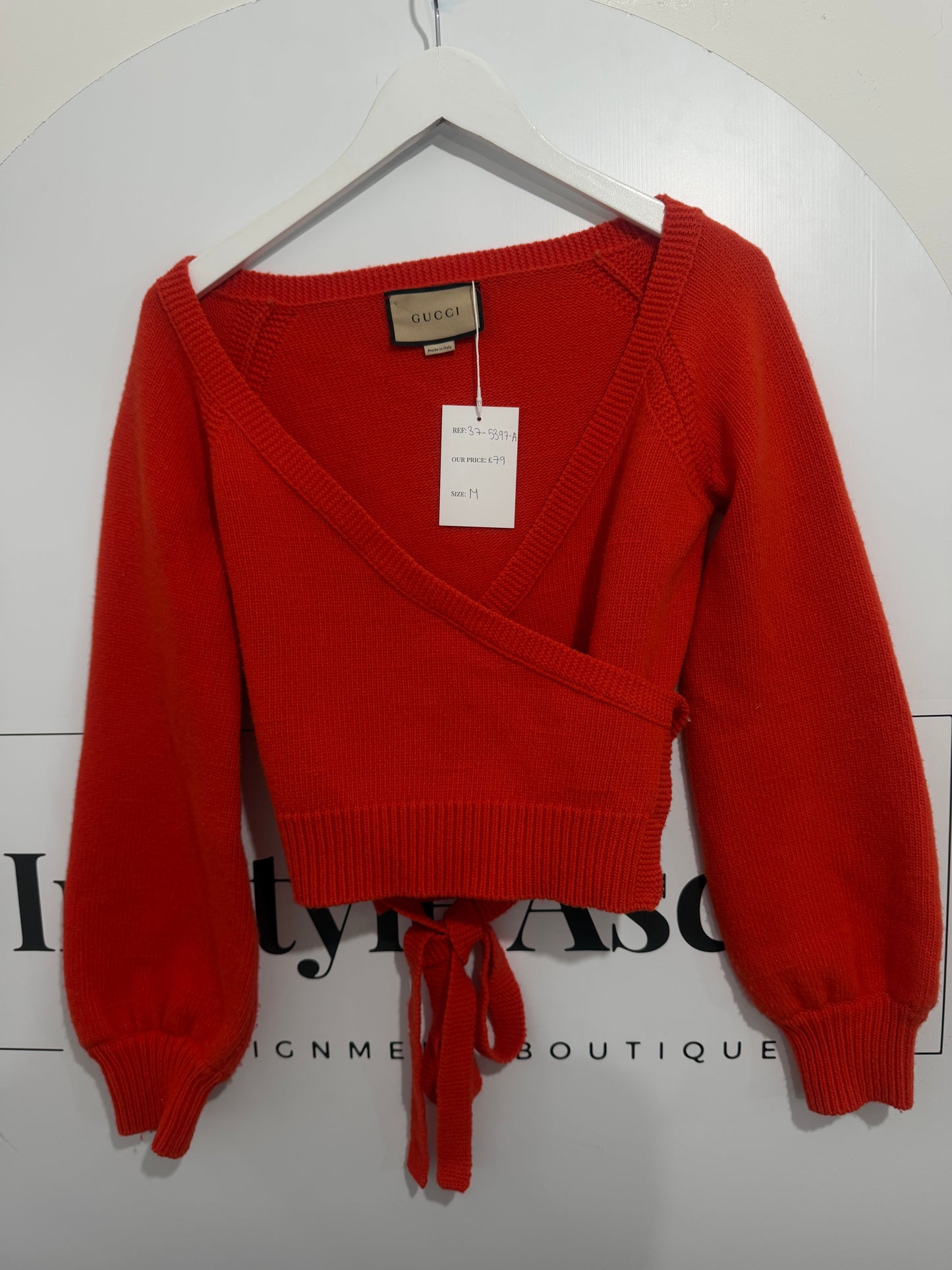 Orange Gucci Jumper, M