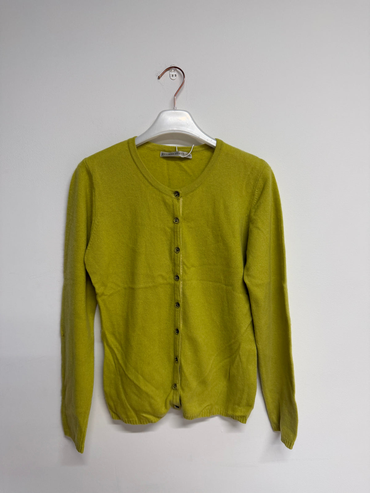 Preloved Belinda Robertson Cardigan Size Medium Yellow