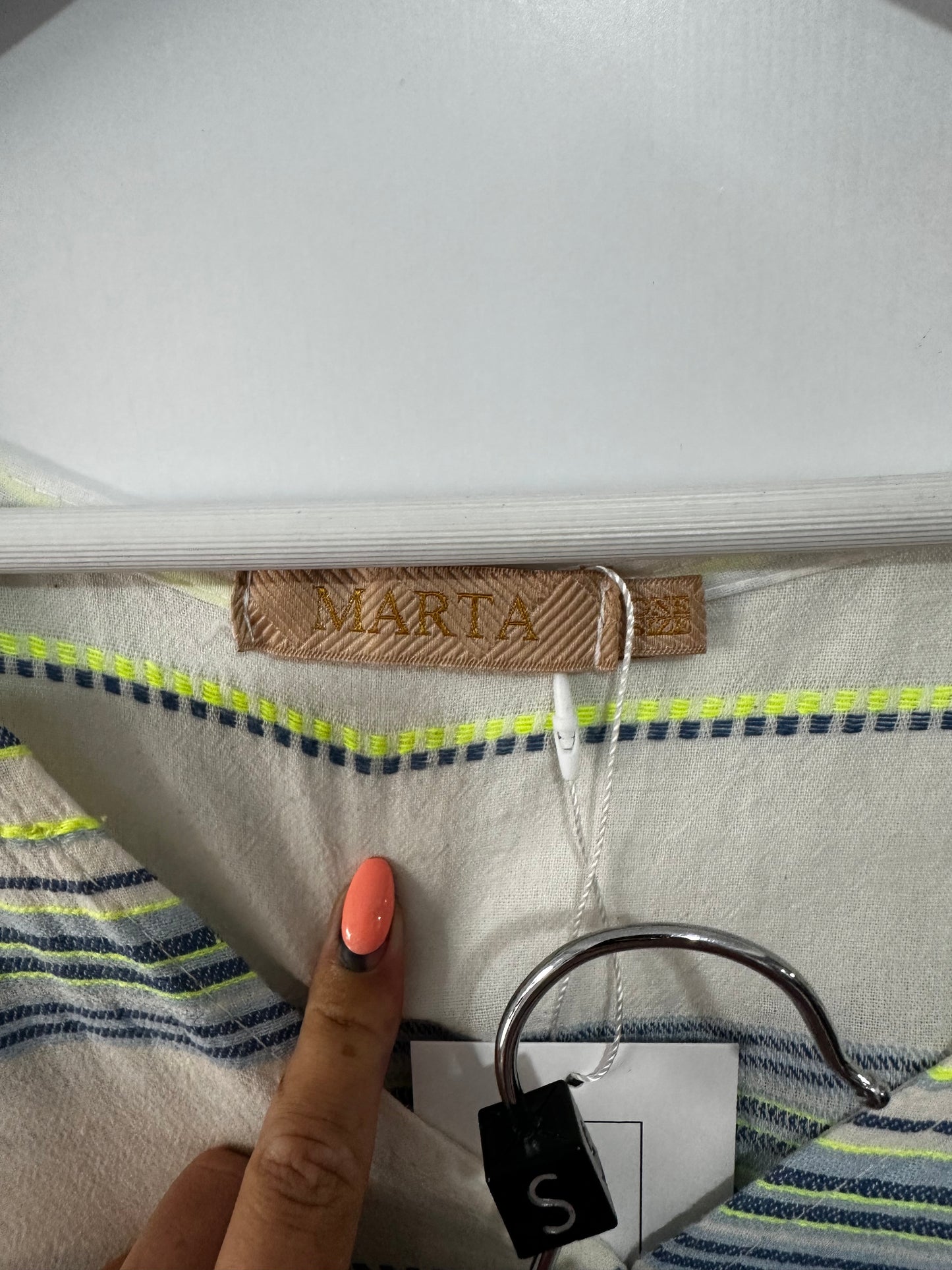 Stripe Marta Dress, Size XL