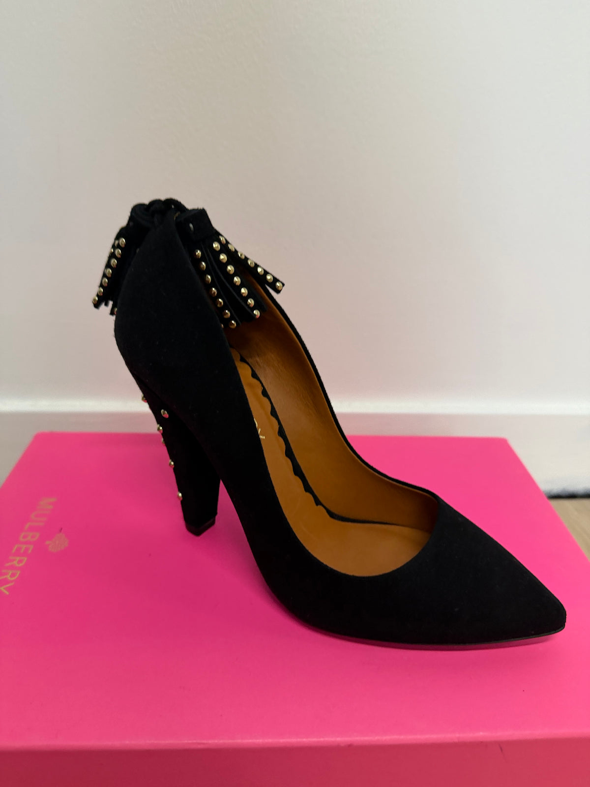 Preloved Mulberry Heels Size 36 - UK 3 Black Velvet