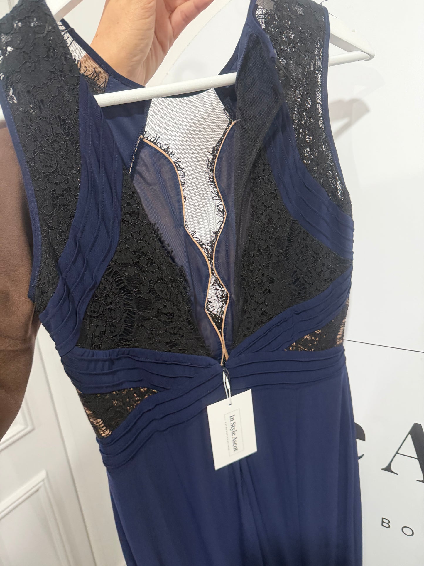 Navy Long Dress, Size 10