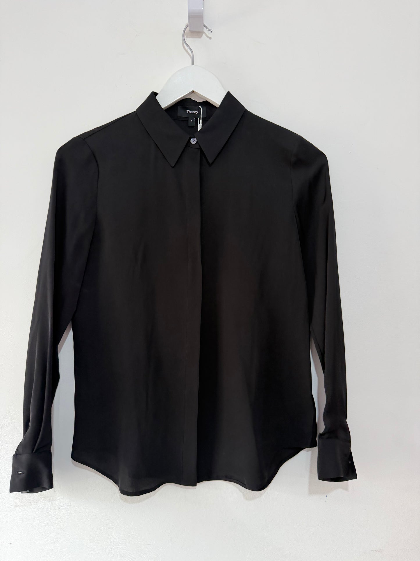 Preloved, Black Theory Shirt, UK 6