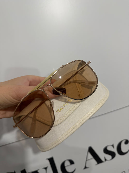 Rose gold Tom Ford Sunglasses